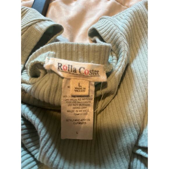 EUC Rolla Coster Green Tiered Dress Size Large - Picture 5 of 5